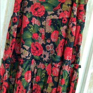 Anthropologie tiered maxi skirt.